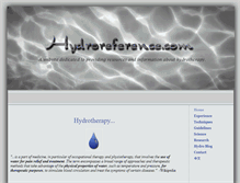 Tablet Screenshot of hydroreference.com